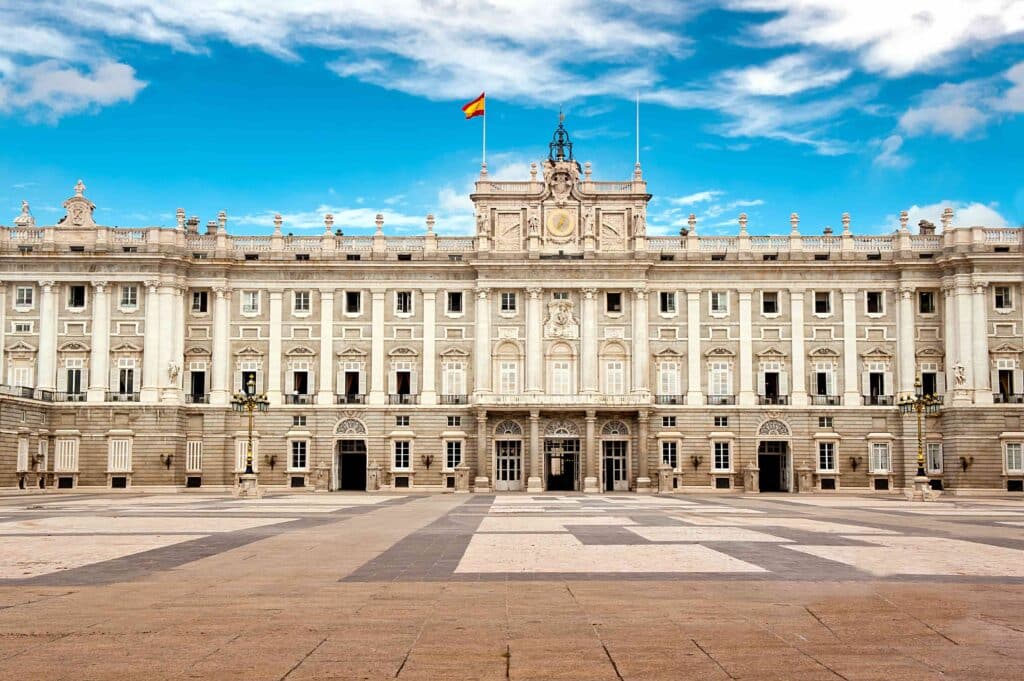 Fonte de Cibeles na Plaza de Cibeles em Madrid.